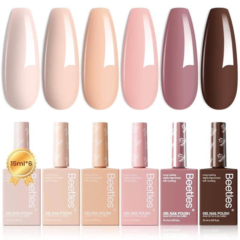 Beetles Hema Free Jelly Gel Nail Polish Set, Translucent Gel Nail Art for Manicure and Home Decoration #Springtok Cutics Cosmetic Easter'Sgift