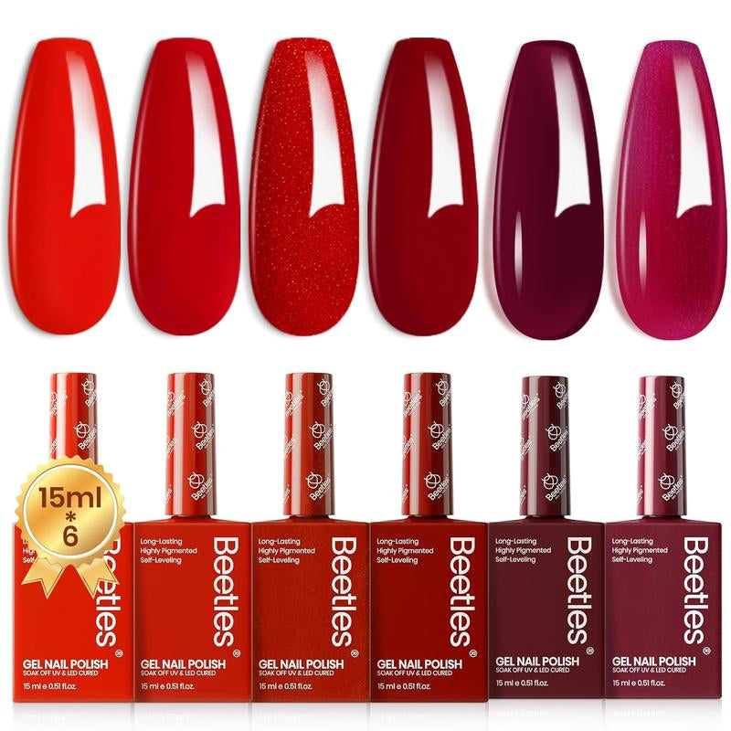 Beetles Hema Free Jelly Gel Nail Polish Set, Translucent Gel Nail Art for Manicure and Home Decoration #Springtok Cutics Cosmetic Easter'Sgift